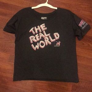 the real world t-shirt
